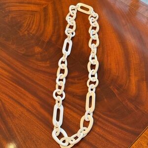 Elegant White Chain Necklace